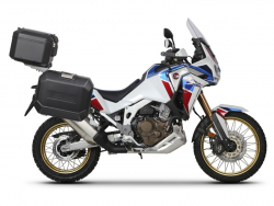 SHAD TERRA BLACK TR37/TR36/TR47 sada iernych hlinkovch kufrov pre HONDA CRF 1100 L AFRICA TWIN Adventure Sports (20-21)