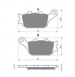 Brzdov platniky HONDA KAWASAKI SUZUKI YAMAHA 021 S33 GOLD FREN