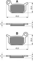 Brzdov platniky GAS GAS, HUSQVARNA, KTM 190 K5