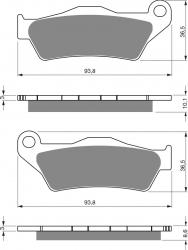 Brzdov platniky BMW 292 S3 GOLD FREN