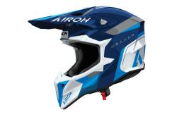 Motokrosova prilba AIROH WRAAAP CONQUER modra leskl�
