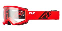 Motokrosov okuliare FLY RACING - USA FOCUS, erven